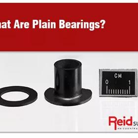 What are plain bearings?